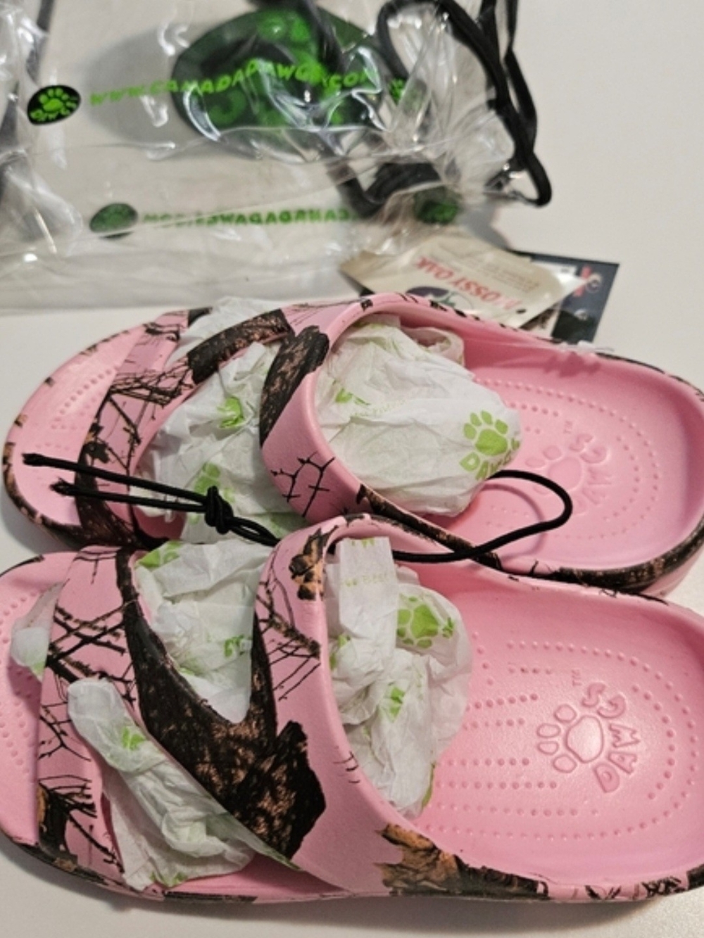 Dawgs Pink Mossy Oak Toddler Girls' Sandals Size 12
